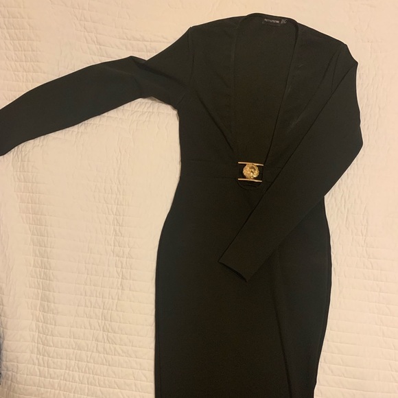 Pretty Little Thing Lionhead Bodycon MidiDress - Picture 2 of 4